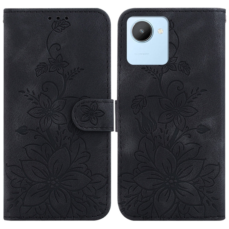 Lily Embossed Leather Phone Case, For Realme 12+, For Realme 12 Pro+ Global, For Realme C67 4G Global, For Realme 11 4G Global, For Realme 11 5G/Narzo 60 India Version, For Realme 11 5G Global, For Realme 11 Pro / 11 Pro+ / Narzo 60 Pro                ...