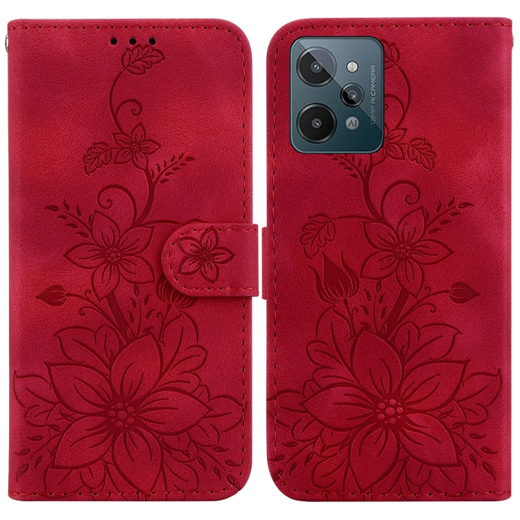Lily Embossed Leather Phone Case, For Realme 12+, For Realme 12 Pro+ Global, For Realme C67 4G Global, For Realme 11 4G Global, For Realme 11 5G/Narzo 60 India Version, For Realme 11 5G Global, For Realme 11 Pro / 11 Pro+ / Narzo 60 Pro                ...