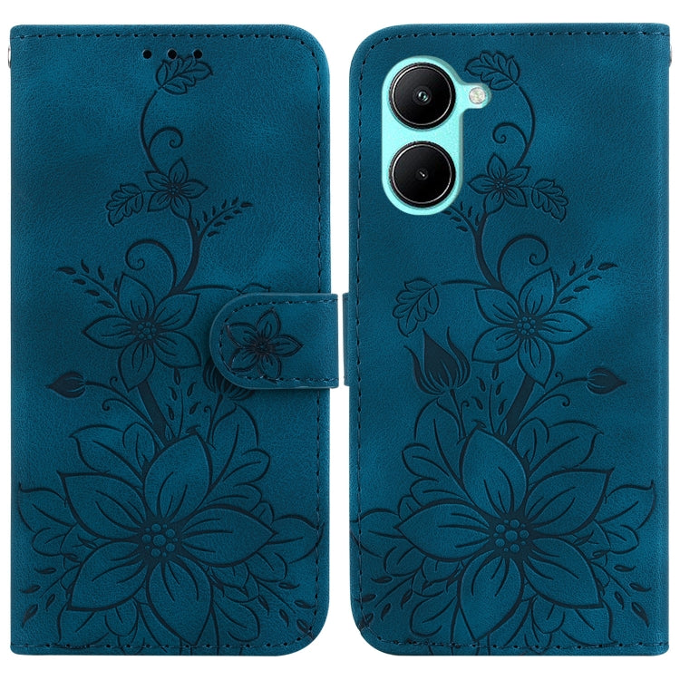 Lily Embossed Leather Phone Case, For Realme 12+, For Realme 12 Pro+ Global, For Realme C67 4G Global, For Realme 11 4G Global, For Realme 11 5G/Narzo 60 India Version, For Realme 11 5G Global, For Realme 11 Pro / 11 Pro+ / Narzo 60 Pro                ...