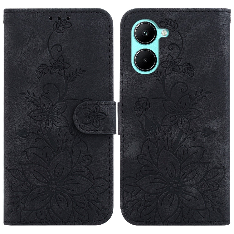 Lily Embossed Leather Phone Case, For Realme 12+, For Realme 12 Pro+ Global, For Realme C67 4G Global, For Realme 11 4G Global, For Realme 11 5G/Narzo 60 India Version, For Realme 11 5G Global, For Realme 11 Pro / 11 Pro+ / Narzo 60 Pro                ...