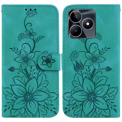 Lily Embossed Leather Phone Case, For Realme 12+, For Realme 12 Pro+ Global, For Realme C67 4G Global, For Realme 11 4G Global, For Realme 11 5G/Narzo 60 India Version, For Realme 11 5G Global, For Realme 11 Pro / 11 Pro+ / Narzo 60 Pro                ...