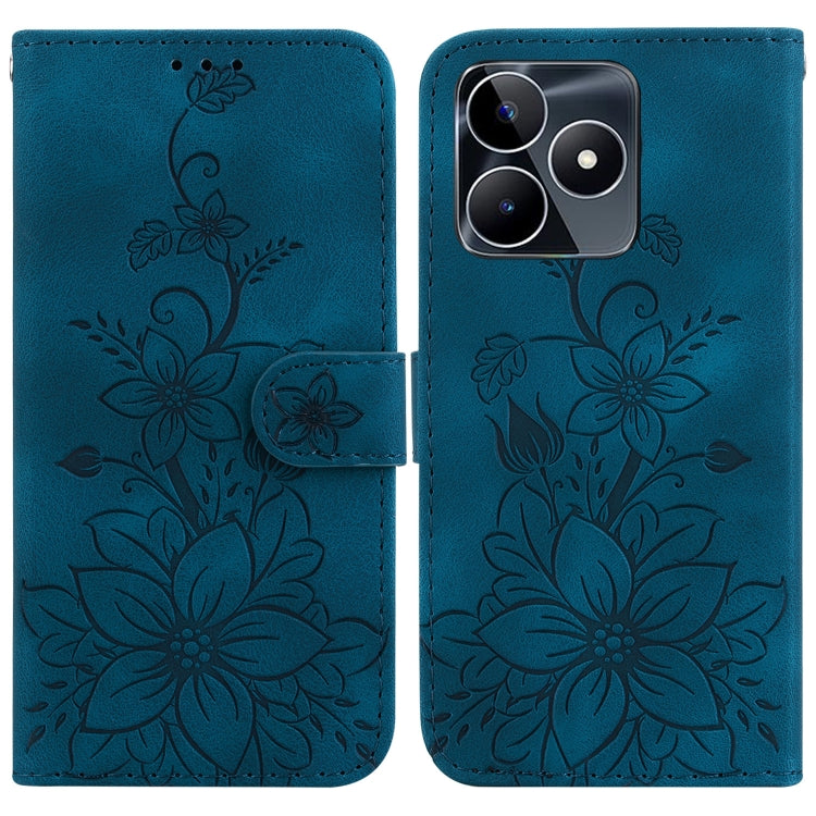 Lily Embossed Leather Phone Case, For Realme 12+, For Realme 12 Pro+ Global, For Realme C67 4G Global, For Realme 11 4G Global, For Realme 11 5G/Narzo 60 India Version, For Realme 11 5G Global, For Realme 11 Pro / 11 Pro+ / Narzo 60 Pro                ...
