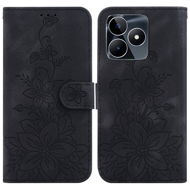 Lily Embossed Leather Phone Case, For Realme 12+, For Realme 12 Pro+ Global, For Realme C67 4G Global, For Realme 11 4G Global, For Realme 11 5G/Narzo 60 India Version, For Realme 11 5G Global, For Realme 11 Pro / 11 Pro+ / Narzo 60 Pro                ...