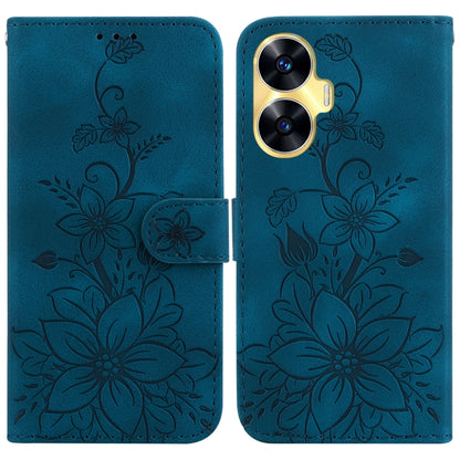 Lily Embossed Leather Phone Case, For Realme 12+, For Realme 12 Pro+ Global, For Realme C67 4G Global, For Realme 11 4G Global, For Realme 11 5G/Narzo 60 India Version, For Realme 11 5G Global, For Realme 11 Pro / 11 Pro+ / Narzo 60 Pro                ...