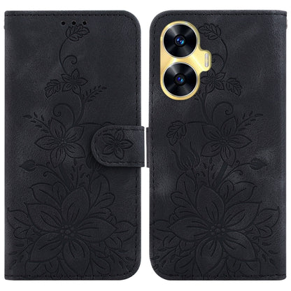 Lily Embossed Leather Phone Case, For Realme 12+, For Realme 12 Pro+ Global, For Realme C67 4G Global, For Realme 11 4G Global, For Realme 11 5G/Narzo 60 India Version, For Realme 11 5G Global, For Realme 11 Pro / 11 Pro+ / Narzo 60 Pro                ...