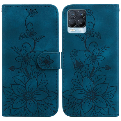 Lily Embossed Leather Phone Case, For Realme C35, For Realme 9i / A76 4G / A36, For Realme 8i, For Realme C20 / C11 2021, For Realme C21Y, For Realme 8 / 8 Pro, For Realme 8 5G Global / V13 5G, For Realme C21