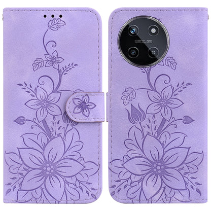 Lily Embossed Leather Phone Case, For Realme 12+, For Realme 12 Pro+ Global, For Realme C67 4G Global, For Realme 11 4G Global, For Realme 11 5G/Narzo 60 India Version, For Realme 11 5G Global, For Realme 11 Pro / 11 Pro+ / Narzo 60 Pro                ...
