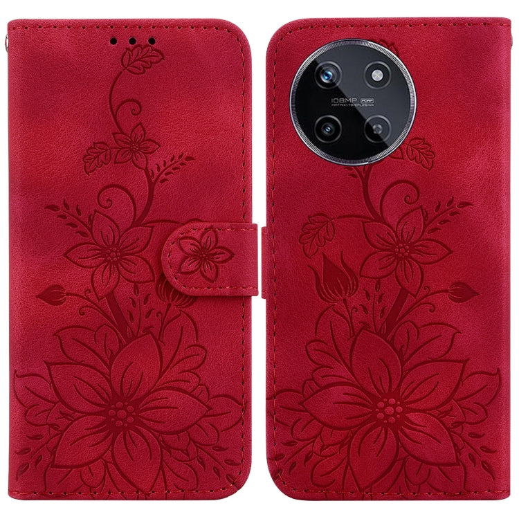 Lily Embossed Leather Phone Case, For Realme 12+, For Realme 12 Pro+ Global, For Realme C67 4G Global, For Realme 11 4G Global, For Realme 11 5G/Narzo 60 India Version, For Realme 11 5G Global, For Realme 11 Pro / 11 Pro+ / Narzo 60 Pro                ...