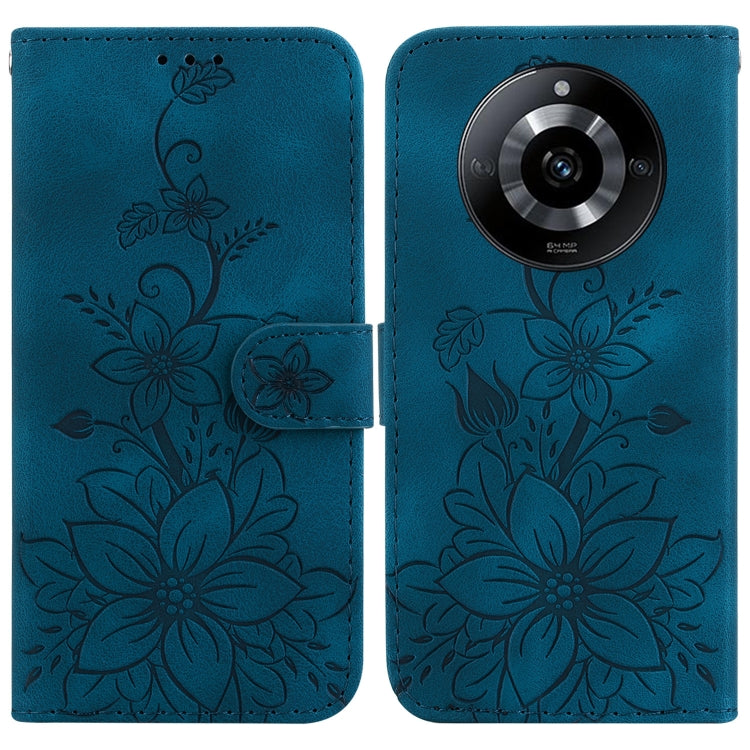 Lily Embossed Leather Phone Case, For Realme 12+, For Realme 12 Pro+ Global, For Realme C67 4G Global, For Realme 11 4G Global, For Realme 11 5G/Narzo 60 India Version, For Realme 11 5G Global, For Realme 11 Pro / 11 Pro+ / Narzo 60 Pro                ...