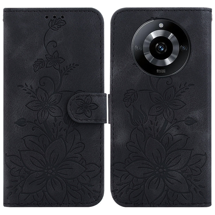 Lily Embossed Leather Phone Case, For Realme 12+, For Realme 12 Pro+ Global, For Realme C67 4G Global, For Realme 11 4G Global, For Realme 11 5G/Narzo 60 India Version, For Realme 11 5G Global, For Realme 11 Pro / 11 Pro+ / Narzo 60 Pro                ...