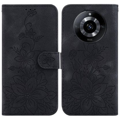 Lily Embossed Leather Phone Case, For Realme 12+, For Realme 12 Pro+ Global, For Realme C67 4G Global, For Realme 11 4G Global, For Realme 11 5G/Narzo 60 India Version, For Realme 11 5G Global, For Realme 11 Pro / 11 Pro+ / Narzo 60 Pro                ...