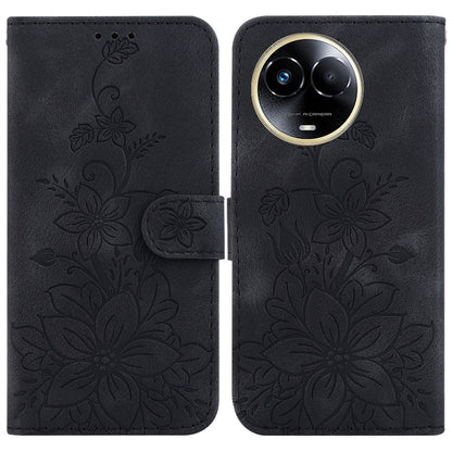 Lily Embossed Leather Phone Case, For Realme 12+, For Realme 12 Pro+ Global, For Realme C67 4G Global, For Realme 11 4G Global, For Realme 11 5G/Narzo 60 India Version, For Realme 11 5G Global, For Realme 11 Pro / 11 Pro+ / Narzo 60 Pro                ...