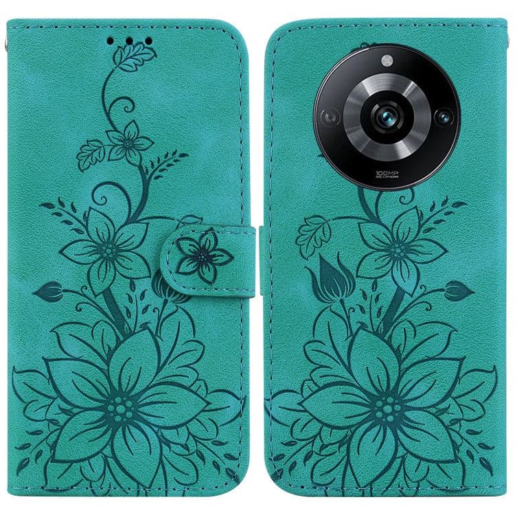 Lily Embossed Leather Phone Case, For Realme 12+, For Realme 12 Pro+ Global, For Realme C67 4G Global, For Realme 11 4G Global, For Realme 11 5G/Narzo 60 India Version, For Realme 11 5G Global, For Realme 11 Pro / 11 Pro+ / Narzo 60 Pro                ...