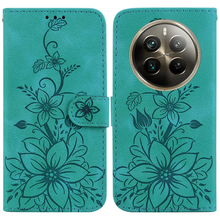 Lily Embossed Leather Phone Case, For Realme 12+, For Realme 12 Pro+ Global, For Realme C67 4G Global, For Realme 11 4G Global, For Realme 11 5G/Narzo 60 India Version, For Realme 11 5G Global, For Realme 11 Pro / 11 Pro+ / Narzo 60 Pro                ...