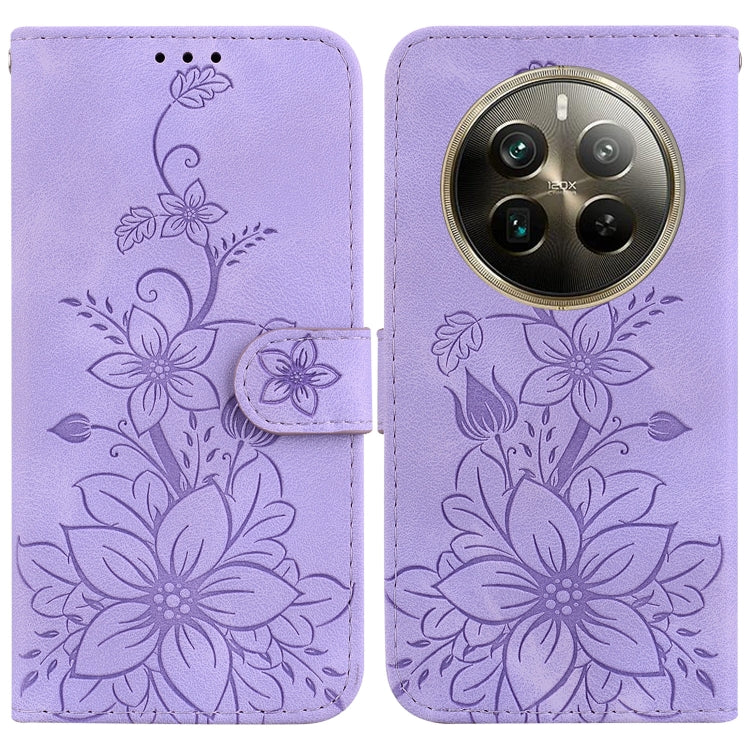 Lily Embossed Leather Phone Case, For Realme 12+, For Realme 12 Pro+ Global, For Realme C67 4G Global, For Realme 11 4G Global, For Realme 11 5G/Narzo 60 India Version, For Realme 11 5G Global, For Realme 11 Pro / 11 Pro+ / Narzo 60 Pro                ...