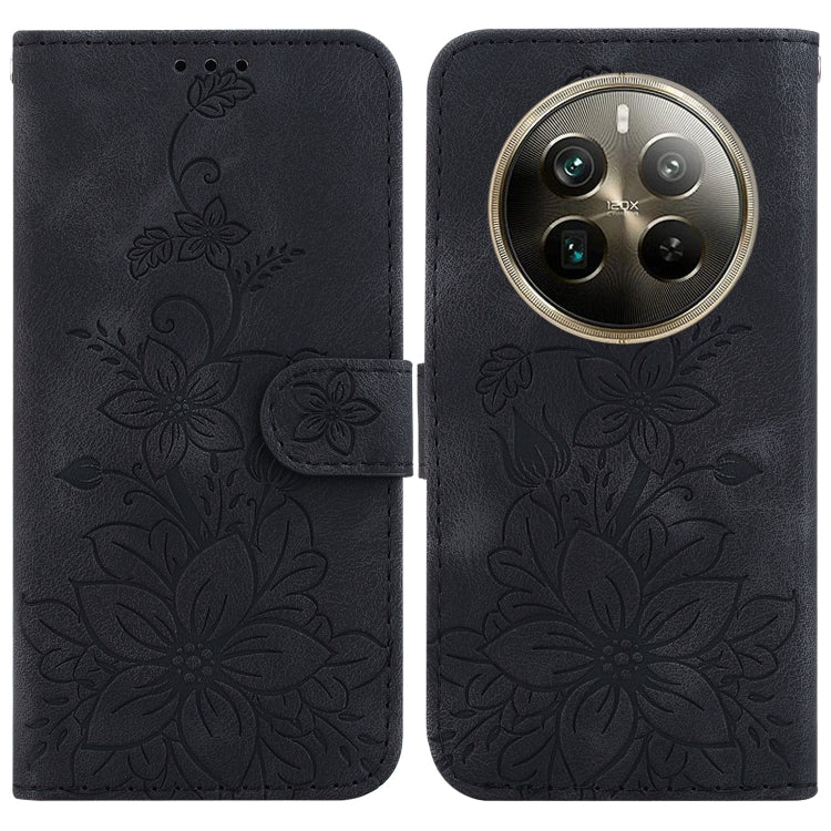 Lily Embossed Leather Phone Case, For Realme 12+, For Realme 12 Pro+ Global, For Realme C67 4G Global, For Realme 11 4G Global, For Realme 11 5G/Narzo 60 India Version, For Realme 11 5G Global, For Realme 11 Pro / 11 Pro+ / Narzo 60 Pro                ...