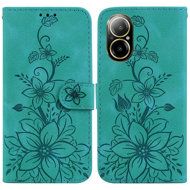 Lily Embossed Leather Phone Case, For Realme 12+, For Realme 12 Pro+ Global, For Realme C67 4G Global, For Realme 11 4G Global, For Realme 11 5G/Narzo 60 India Version, For Realme 11 5G Global, For Realme 11 Pro / 11 Pro+ / Narzo 60 Pro                ...