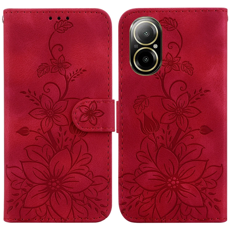 Lily Embossed Leather Phone Case, For Realme 12+, For Realme 12 Pro+ Global, For Realme C67 4G Global, For Realme 11 4G Global, For Realme 11 5G/Narzo 60 India Version, For Realme 11 5G Global, For Realme 11 Pro / 11 Pro+ / Narzo 60 Pro                ...