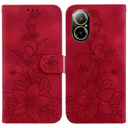Lily Embossed Leather Phone Case, For Realme 12+, For Realme 12 Pro+ Global, For Realme C67 4G Global, For Realme 11 4G Global, For Realme 11 5G/Narzo 60 India Version, For Realme 11 5G Global, For Realme 11 Pro / 11 Pro+ / Narzo 60 Pro                ...