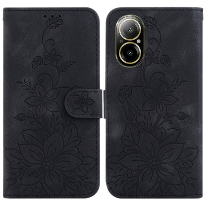 Lily Embossed Leather Phone Case, For Realme 12+, For Realme 12 Pro+ Global, For Realme C67 4G Global, For Realme 11 4G Global, For Realme 11 5G/Narzo 60 India Version, For Realme 11 5G Global, For Realme 11 Pro / 11 Pro+ / Narzo 60 Pro                ...