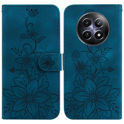 Lily Embossed Leather Phone Case, For Realme C100 4G / C100i 4G, For Realme 16 5G, For Realme 16 Pro+ 5G, For Realme 16 Pro 5G, For Realme 15T 5G, For Realme Narzo 80 Lite 4G / C71 India, For Realme 15 5G / Realme 15 Pro 5G, For Realme 14              ...