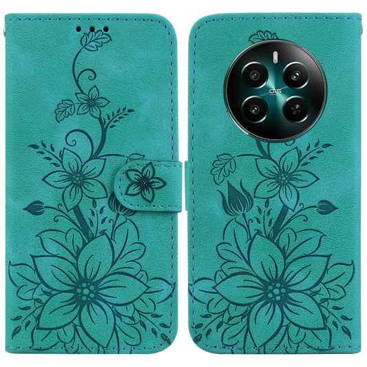 Lily Embossed Leather Phone Case, For Realme 12+, For Realme 12 Pro+ Global, For Realme C67 4G Global, For Realme 11 4G Global, For Realme 11 5G/Narzo 60 India Version, For Realme 11 5G Global, For Realme 11 Pro / 11 Pro+ / Narzo 60 Pro                ...
