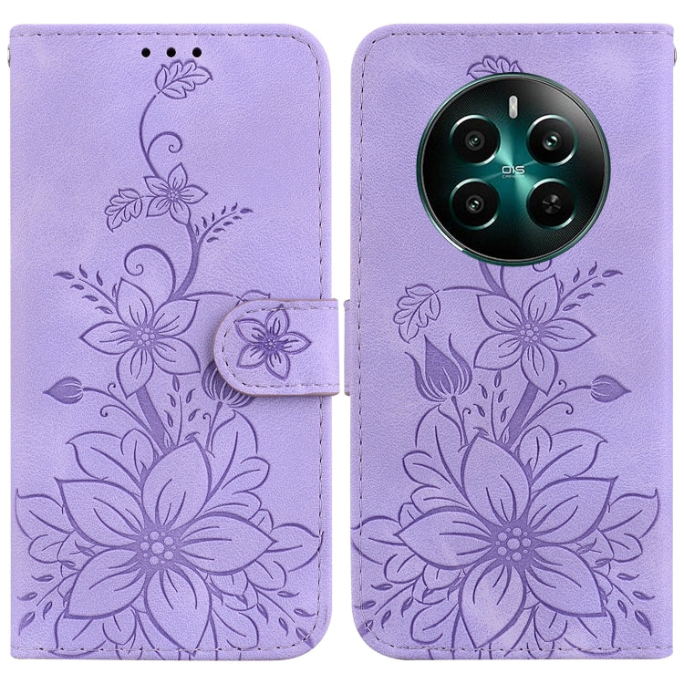 Lily Embossed Leather Phone Case, For Realme 12+, For Realme 12 Pro+ Global, For Realme C67 4G Global, For Realme 11 4G Global, For Realme 11 5G/Narzo 60 India Version, For Realme 11 5G Global, For Realme 11 Pro / 11 Pro+ / Narzo 60 Pro                ...