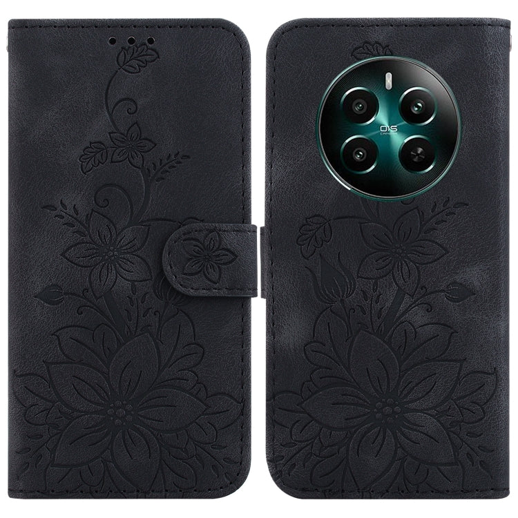 Lily Embossed Leather Phone Case, For Realme 12+, For Realme 12 Pro+ Global, For Realme C67 4G Global, For Realme 11 4G Global, For Realme 11 5G/Narzo 60 India Version, For Realme 11 5G Global, For Realme 11 Pro / 11 Pro+ / Narzo 60 Pro                ...
