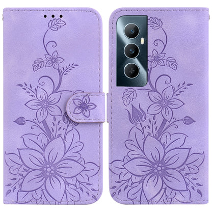 Lily Embossed Leather Phone Case, For Realme 12+, For Realme 12 Pro+ Global, For Realme C67 4G Global, For Realme 11 4G Global, For Realme 11 5G/Narzo 60 India Version, For Realme 11 5G Global, For Realme 11 Pro / 11 Pro+ / Narzo 60 Pro                ...