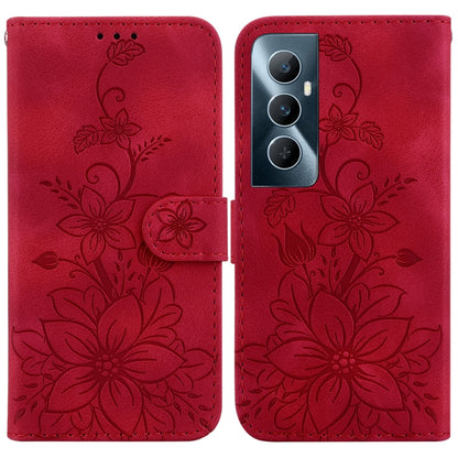 Lily Embossed Leather Phone Case, For Realme 12+, For Realme 12 Pro+ Global, For Realme C67 4G Global, For Realme 11 4G Global, For Realme 11 5G/Narzo 60 India Version, For Realme 11 5G Global, For Realme 11 Pro / 11 Pro+ / Narzo 60 Pro                ...