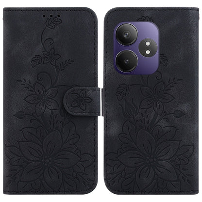 Lily Embossed Leather Phone Case, For Realme C100 4G / C100i 4G, For Realme 16 5G, For Realme 16 Pro+ 5G, For Realme 16 Pro 5G, For Realme 15T 5G, For Realme Narzo 80 Lite 4G / C71 India, For Realme 15 5G / Realme 15 Pro 5G, For Realme 14              ...