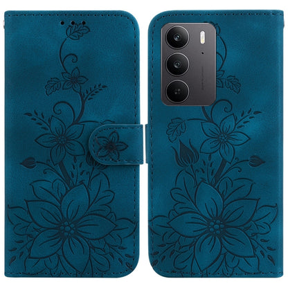 Lily Embossed Leather Phone Case, For Realme C100 4G / C100i 4G, For Realme 16 5G, For Realme 16 Pro+ 5G, For Realme 16 Pro 5G, For Realme 15T 5G, For Realme Narzo 80 Lite 4G / C71 India, For Realme 15 5G / Realme 15 Pro 5G, For Realme 14              ...