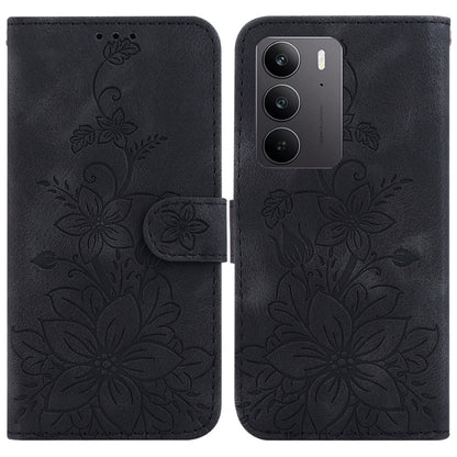 Lily Embossed Leather Phone Case, For Realme C100 4G / C100i 4G, For Realme 16 5G, For Realme 16 Pro+ 5G, For Realme 16 Pro 5G, For Realme 15T 5G, For Realme Narzo 80 Lite 4G / C71 India, For Realme 15 5G / Realme 15 Pro 5G, For Realme 14              ...