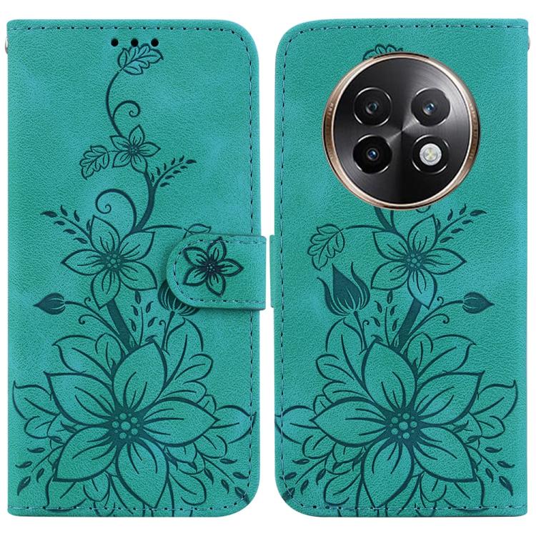 Lily Embossed Leather Phone Case, For Realme C100 4G / C100i 4G, For Realme 16 5G, For Realme 16 Pro+ 5G, For Realme 16 Pro 5G, For Realme 15T 5G, For Realme Narzo 80 Lite 4G / C71 India, For Realme 15 5G / Realme 15 Pro 5G, For Realme 14              ...