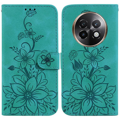 Lily Embossed Leather Phone Case, For Realme C100 4G / C100i 4G, For Realme 16 5G, For Realme 16 Pro+ 5G, For Realme 16 Pro 5G, For Realme 15T 5G, For Realme Narzo 80 Lite 4G / C71 India, For Realme 15 5G / Realme 15 Pro 5G, For Realme 14              ...