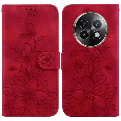 Lily Embossed Leather Phone Case, For Realme C100 4G / C100i 4G, For Realme 16 5G, For Realme 16 Pro+ 5G, For Realme 16 Pro 5G, For Realme 15T 5G, For Realme Narzo 80 Lite 4G / C71 India, For Realme 15 5G / Realme 15 Pro 5G, For Realme 14              ...