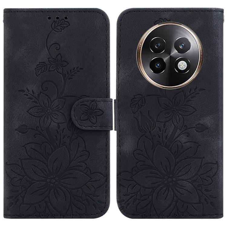 Lily Embossed Leather Phone Case, For Realme C100 4G / C100i 4G, For Realme 16 5G, For Realme 16 Pro+ 5G, For Realme 16 Pro 5G, For Realme 15T 5G, For Realme Narzo 80 Lite 4G / C71 India, For Realme 15 5G / Realme 15 Pro 5G, For Realme 14              ...