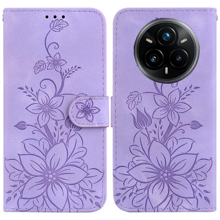 Lily Embossed Leather Phone Case, For Realme C100 4G / C100i 4G, For Realme 16 5G, For Realme 16 Pro+ 5G, For Realme 16 Pro 5G, For Realme 15T 5G, For Realme Narzo 80 Lite 4G / C71 India, For Realme 15 5G / Realme 15 Pro 5G, For Realme 14              ...