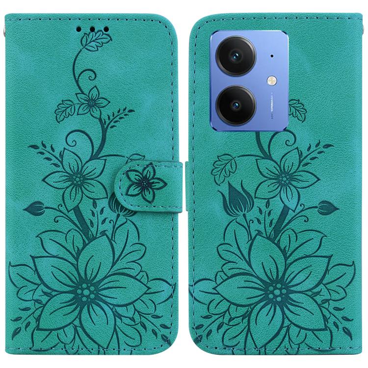 Lily Embossed Leather Phone Case, For Realme C100 4G / C100i 4G, For Realme 16 5G, For Realme 16 Pro+ 5G, For Realme 16 Pro 5G, For Realme 15T 5G, For Realme Narzo 80 Lite 4G / C71 India, For Realme 15 5G / Realme 15 Pro 5G, For Realme 14              ...