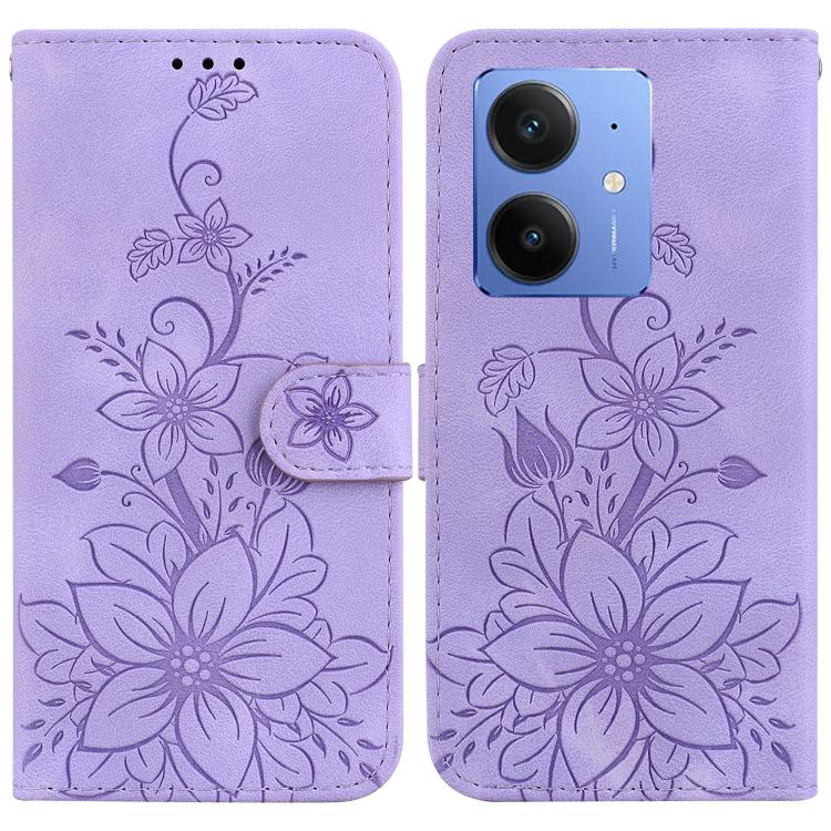 Lily Embossed Leather Phone Case, For Realme C100 4G / C100i 4G, For Realme 16 5G, For Realme 16 Pro+ 5G, For Realme 16 Pro 5G, For Realme 15T 5G, For Realme Narzo 80 Lite 4G / C71 India, For Realme 15 5G / Realme 15 Pro 5G, For Realme 14              ...