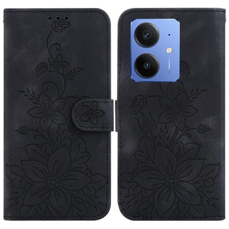 Lily Embossed Leather Phone Case, For Realme C100 4G / C100i 4G, For Realme 16 5G, For Realme 16 Pro+ 5G, For Realme 16 Pro 5G, For Realme 15T 5G, For Realme Narzo 80 Lite 4G / C71 India, For Realme 15 5G / Realme 15 Pro 5G, For Realme 14              ...