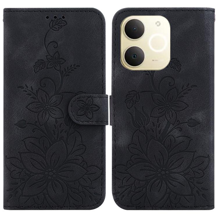 Lily Embossed Leather Phone Case, For Realme C100 4G / C100i 4G, For Realme 16 5G, For Realme 16 Pro+ 5G, For Realme 16 Pro 5G, For Realme 15T 5G, For Realme Narzo 80 Lite 4G / C71 India, For Realme 15 5G / Realme 15 Pro 5G, For Realme 14              ...