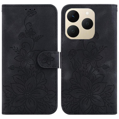 Lily Embossed Leather Phone Case, For Realme C100 4G / C100i 4G, For Realme 16 5G, For Realme 16 Pro+ 5G, For Realme 16 Pro 5G, For Realme 15T 5G, For Realme Narzo 80 Lite 4G / C71 India, For Realme 15 5G / Realme 15 Pro 5G, For Realme 14              ...