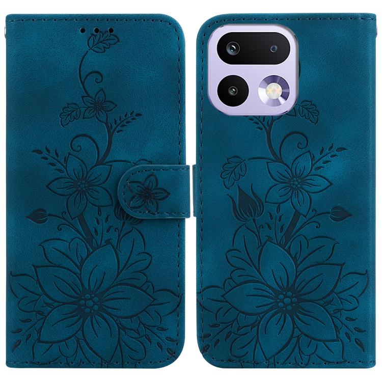 Lily Embossed Leather Phone Case, For Realme C100 4G / C100i 4G, For Realme 16 5G, For Realme 16 Pro+ 5G, For Realme 16 Pro 5G, For Realme 15T 5G, For Realme Narzo 80 Lite 4G / C71 India, For Realme 15 5G / Realme 15 Pro 5G, For Realme 14              ...