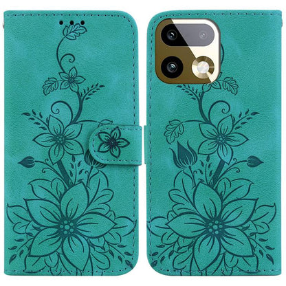 Lily Embossed Leather Phone Case, For Realme C100 4G / C100i 4G, For Realme 16 5G, For Realme 16 Pro+ 5G, For Realme 16 Pro 5G, For Realme 15T 5G, For Realme Narzo 80 Lite 4G / C71 India, For Realme 15 5G / Realme 15 Pro 5G, For Realme 14              ...