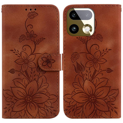 Lily Embossed Leather Phone Case, For Realme C100 4G / C100i 4G, For Realme 16 5G, For Realme 16 Pro+ 5G, For Realme 16 Pro 5G, For Realme 15T 5G, For Realme Narzo 80 Lite 4G / C71 India, For Realme 15 5G / Realme 15 Pro 5G, For Realme 14              ...