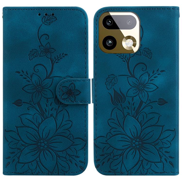 Lily Embossed Leather Phone Case, For Realme C100 4G / C100i 4G, For Realme 16 5G, For Realme 16 Pro+ 5G, For Realme 16 Pro 5G, For Realme 15T 5G, For Realme Narzo 80 Lite 4G / C71 India, For Realme 15 5G / Realme 15 Pro 5G, For Realme 14              ...