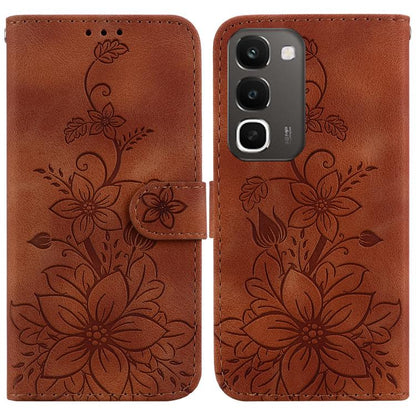 Lily Embossed Leather Phone Case, For Realme C100 4G / C100i 4G, For Realme 16 5G, For Realme 16 Pro+ 5G, For Realme 16 Pro 5G, For Realme 15T 5G, For Realme Narzo 80 Lite 4G / C71 India, For Realme 15 5G / Realme 15 Pro 5G, For Realme 14              ...