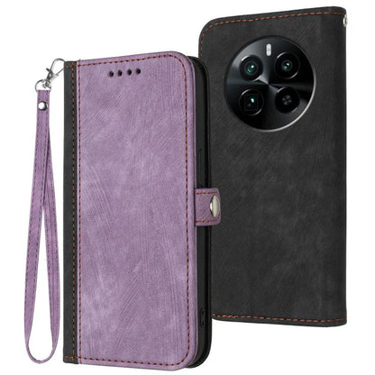 Side Buckle Double Fold Hand Strap Leather Phone Case, For Realme P3 Ultra 5G, For Realme P3 Pro, For Realme 14 Pro+, For Realme 14 Pro, For Realme 14x Global, For Realme C75 Global, For Realme GT7 Pro, For Realme 13 Pro / 13 Pro+ Global               ...