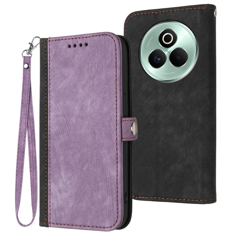 Side Buckle Double Fold Hand Strap Leather Phone Case, For Realme P3 Ultra 5G, For Realme P3 Pro, For Realme 14 Pro+, For Realme 14 Pro, For Realme 14x Global, For Realme C75 Global, For Realme GT7 Pro, For Realme 13 Pro / 13 Pro+ Global               ...
